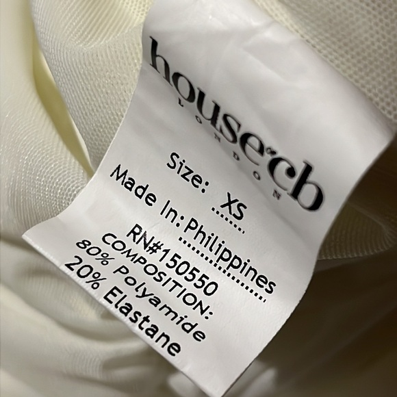 House of CB Valentina IVORY ASYMMETRIC CUTOUT MIDI/Maxi DRESS - Picture 14 of 16